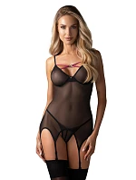 Dámský svůdný korzet Novenes Corset černý - Obsessive