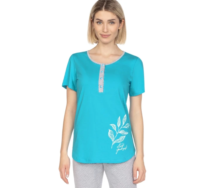 Dámské pyžamo model 19584152 turquise - Regina