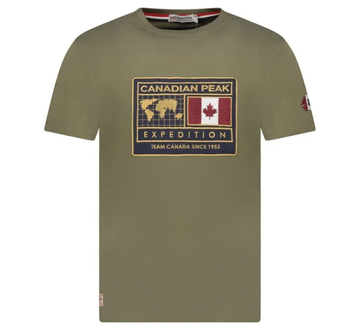 Tričko Canadian Peak JOFOTENEAK KAKI RM MEN 254 (RBMSZ1255H/CP-KAKI)