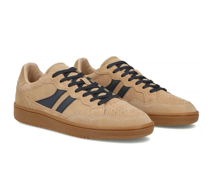 Pánské kožené polobotky béžové Filippo MP7794