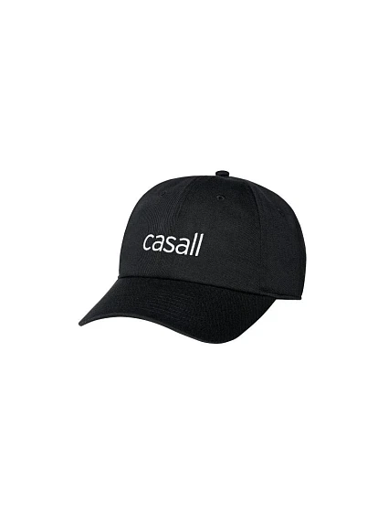 Kšiltovka CASALL Casual Logo Cap, černá Kšiltovka CASALL Casual Logo Cap, černá