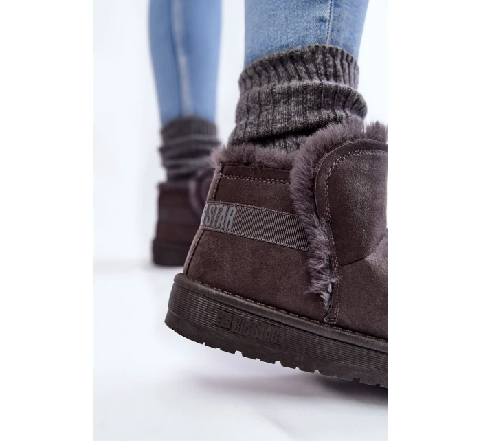 Dámské boty do sněhu Big Star model 21599759 šedé - Big Star Shoes