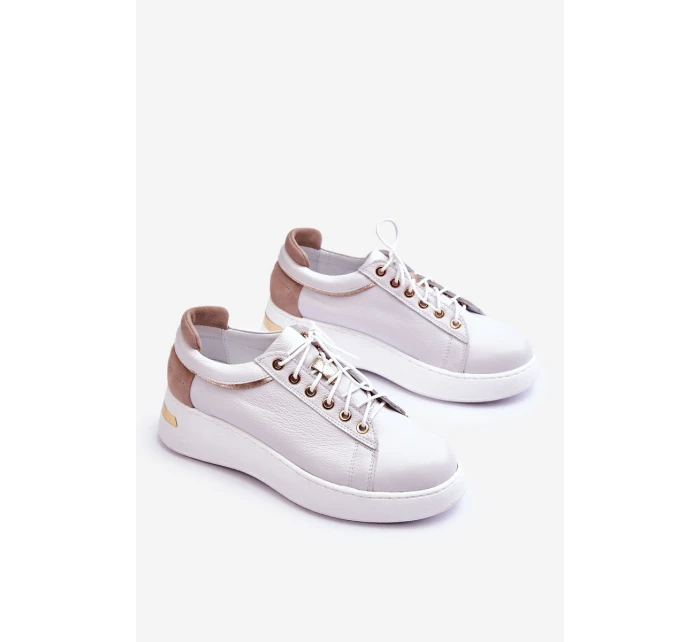 Dámská kožená sportovní obuv na platformě model 21613279 - Boto Dámská kožená sportovní obuv na platformě model 21613279 - Boto