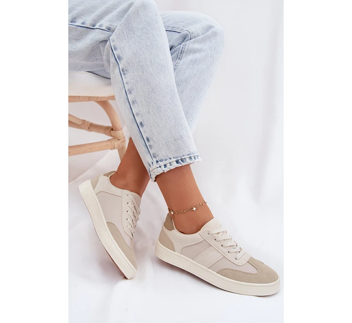 Dámské Nízké Tenisky Big Star model 22069439 Béžové - Big Star Shoes