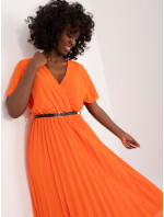 Sukienka DHJ SK  pomarańczowy model 20105376 - FPrice