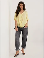 Bluzka IT BZ model 22076729 jasny żółty - FPrice Bluzka IT BZ model 22076729 jasny żółty - FPrice