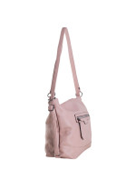 Světle fialová taška na batoh 2v1 z ekologické kůže