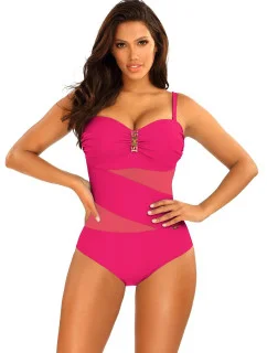 Dámské jednodílné plavky Gold 5 model 18511255 tm. růžové - Self