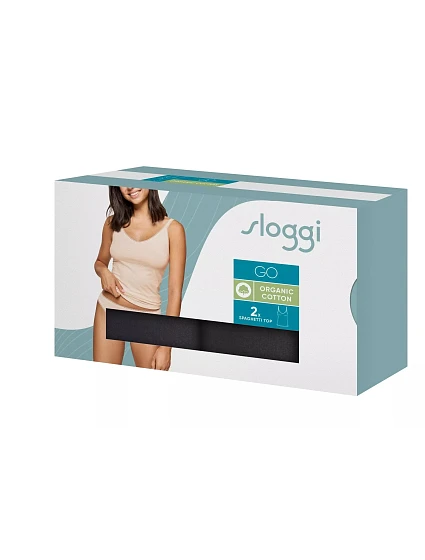 Dámské tílko Sloggi GO Shirt 01 C2P černé Dámské tílko Sloggi GO Shirt 01 C2P černé