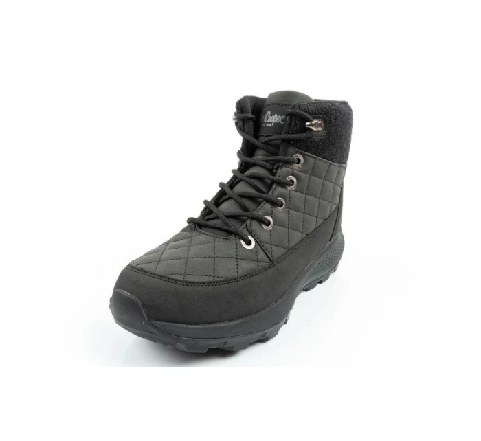 dámská zimní trekingová sportovní obuv zateplená černá model 21409175 kůže dámské - Lee Cooper