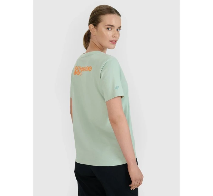 Dámské tričko oversize s potiskem model 21433377 - 4F Dámské tričko oversize s potiskem model 21433377 - 4F