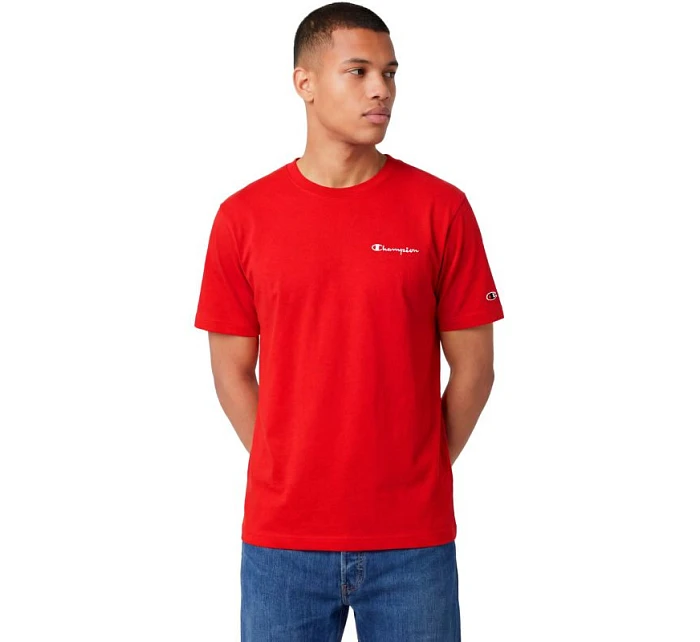 Pánské tričko SS Tee červené  pánské model 22119749 - CHAMPION