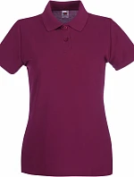 Fruit of the Loom Lady-Fit Premium Polo Dámské piqué polo 16.3030 burgundy