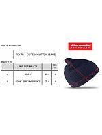 Result Headwear RC 074X Pletená žebrovaná čepice 28.074X navy