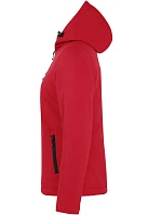 Clique Padded Hooded Softshell Women Dámská zateplená softshellová bunda s kapucí 67.0953 red Clique Padded Hooded Softshell Women Dámská zateplená softshellová bunda s kapucí 67.0953 red