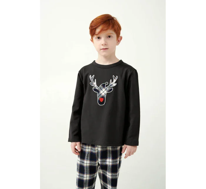 Vamp - Dětské sváteční flanelové pyžamo 21705 - Vamp Vamp - Dětské sváteční flanelové pyžamo 21705 - Vamp