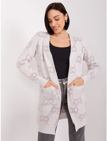 Sweter AT SW  jasny fioletowy model 19040901 - FPrice