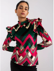 Halenka DHJ BZ 6533C 1.81P tmavě zelená