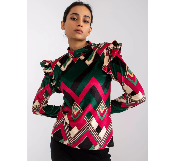 Halenka DHJ BZ 6533C 1.81P tmavě zelená