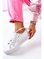 Women's Leather Sneakers BIG STAR II274055 White Women's Leather Sneakers BIG STAR II274055 White