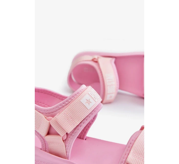 Dámské Sportovní Sandály Big Star LL274729 Růžové Dámské Sportovní Sandály Big Star LL274729 Růžové