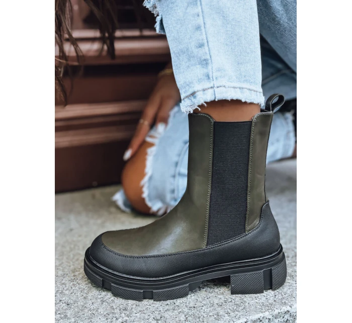 Dámské kozačky FROSTFALL green FashionStreet ZY0354