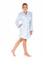 Flora krátký s kapucí model 20647536 modrá vzor - Vestis