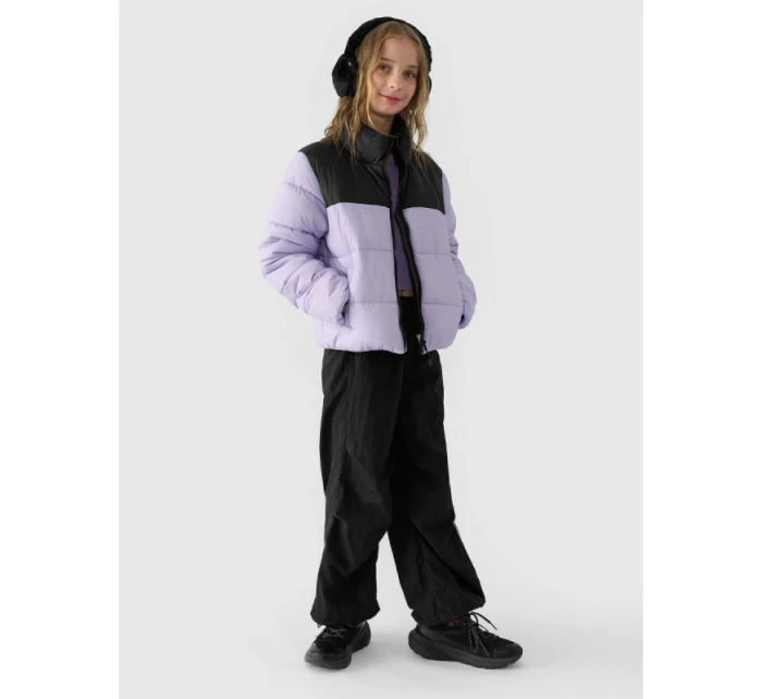 Dívčí péřová bunda se syntetickou výplní Junior model 21892842 - 4F