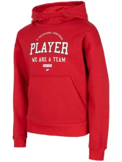 Dětská mikina model 17724560 červená - 4F