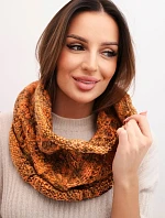 Dámský pletený měkký zimní komin KN25 hořčicový