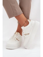 Dámské Sneakersy Na Platformě Big Star SS274359 Bílé