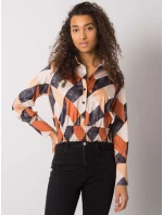 Halenka DHJ BZ 15251.82 černá a béžová