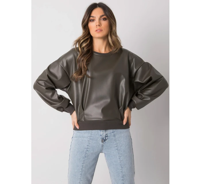 Mikina RV BL 7352.52 tmavá khaki