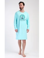 Pánská noční košile s dlouhým rukávem Jachting Pánská noční košile s dlouhým rukávem Jachting