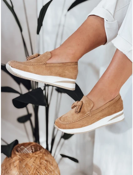 Dámské mokasíny na khaki Dstreet model 21984203 - FashionStreet Dámské mokasíny na khaki Dstreet model 21984203 - FashionStreet