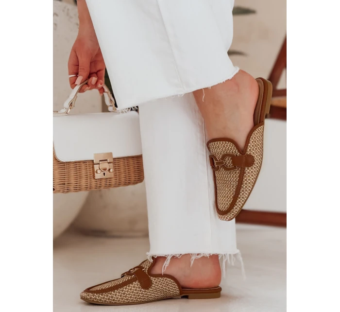 camel dámské žabky Dstreet model 21987003 - FashionStreet