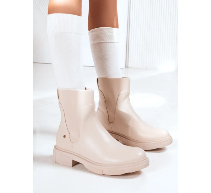 FashionStreet béžové dámské boty ZY1230