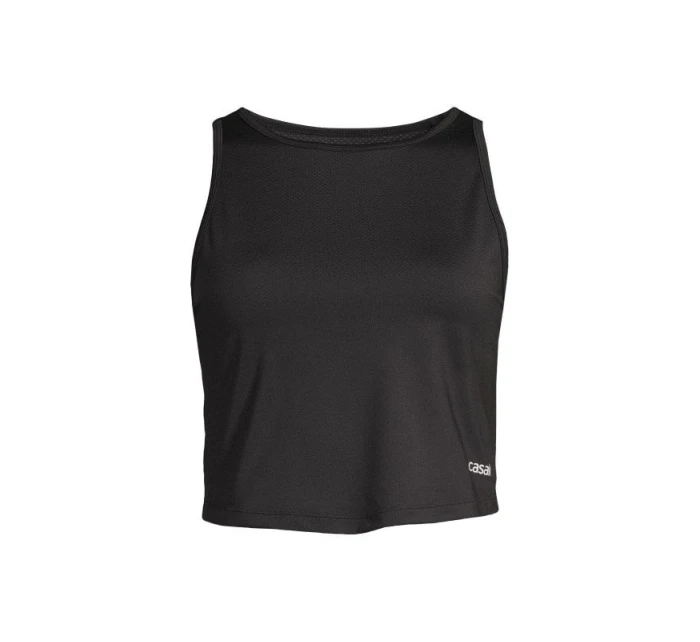 Koszulka CASALL Laser Mesh Crop Top czarny Koszulka CASALL Laser Mesh Crop Top czarny