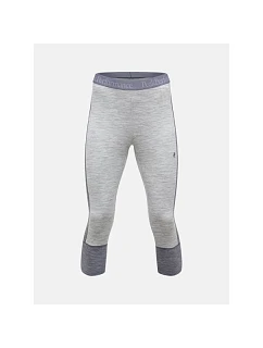 Tepelné kalhoty PEAK PERFORMANCE Magic 3/4 Short Johns Wool-blend Baselayer Women, hnědé