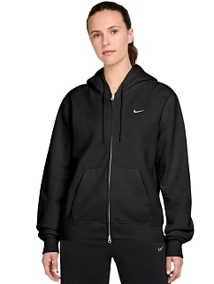 Dámská mikina Nike Studio Fleece Medium Weight, černá, IM8504 001