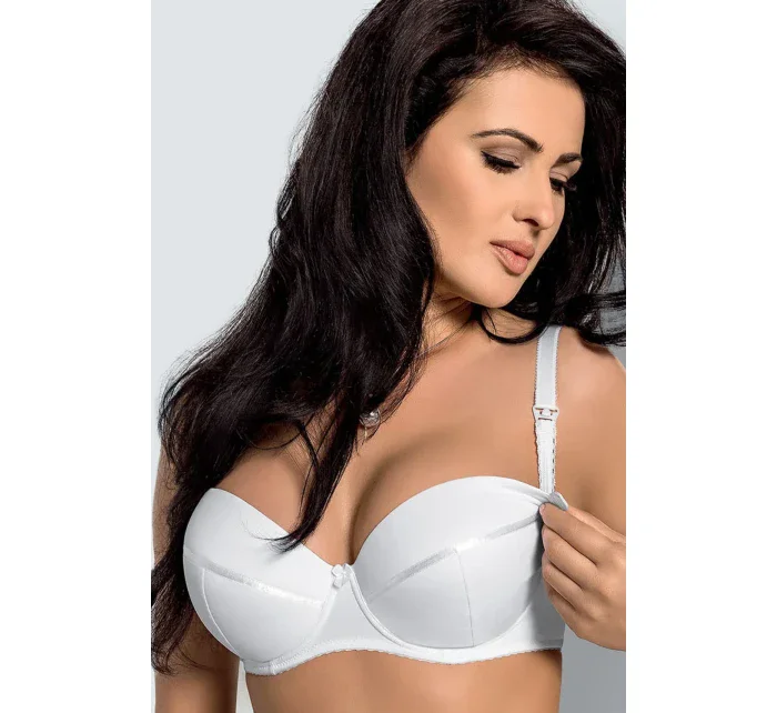 Dámská kojící podprsenka MK-01 Ana white - GORSENIA