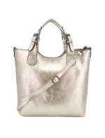 Módní zlatá dámská kabelka 2QAAG - Ines Delaure