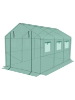 Krycí plech pro zahradní tunel 200x350x200 cm ZELENÝ Krycí plech pro zahradní tunel 200x350x200 cm ZELENÝ