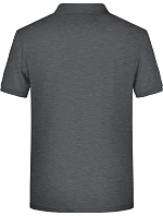 Daiber 8010 Pánské piqué polo z bio bavlny 02.8010 black heather Daiber 8010 Pánské piqué polo z bio bavlny 02.8010 black heather