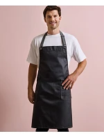 PR 134 Denim zástěra s laclem  black denim model 22452515 - Premier