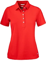 Cutter & Buck Advantage Polo Women Dámské piqué polo 68.4419 red Cutter & Buck Advantage Polo Women Dámské piqué polo 68.4419 red