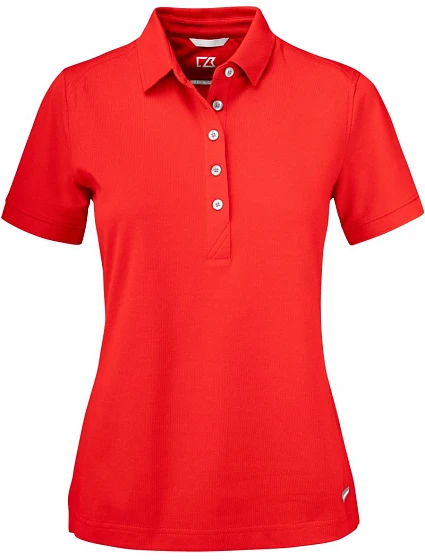 Cutter & Buck Advantage Polo Women Dámské piqué polo 68.4419 red Cutter & Buck Advantage Polo Women Dámské piqué polo 68.4419 red