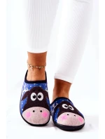 Hřejivé pantofle Model Modré model 21570624 - Boto