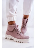 Semišové boty Trapper Světle fialová model 21578095 - S.Barski