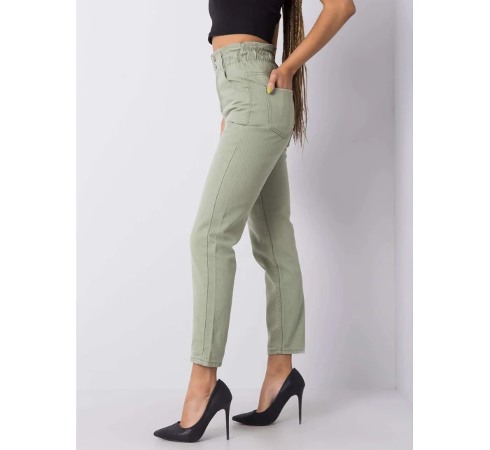 Džínové kalhoty SP světle zelená model 15206526 - FPrice